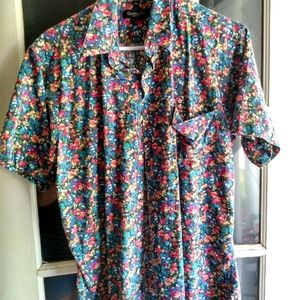Vintage Christian Dior Monsieur Men's Floral Shirt